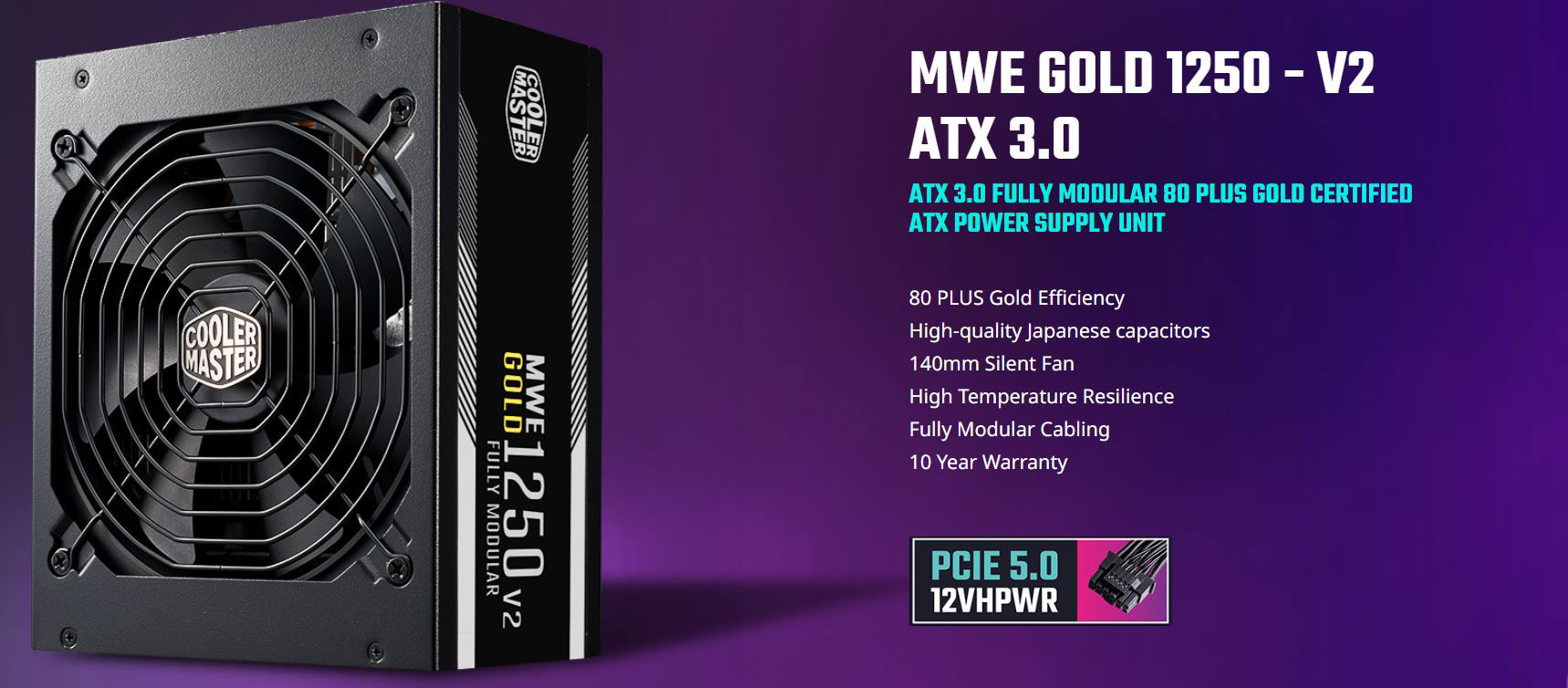 Cooler Master MPE-C501-AFCAG-3 MWE Gold V2 Power Supply Price in Bangladesh